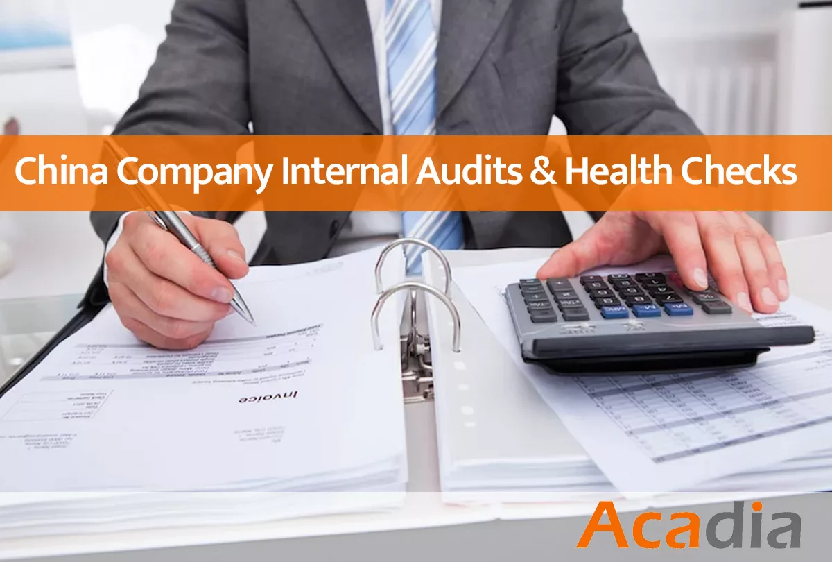 China company internal audit and health check services