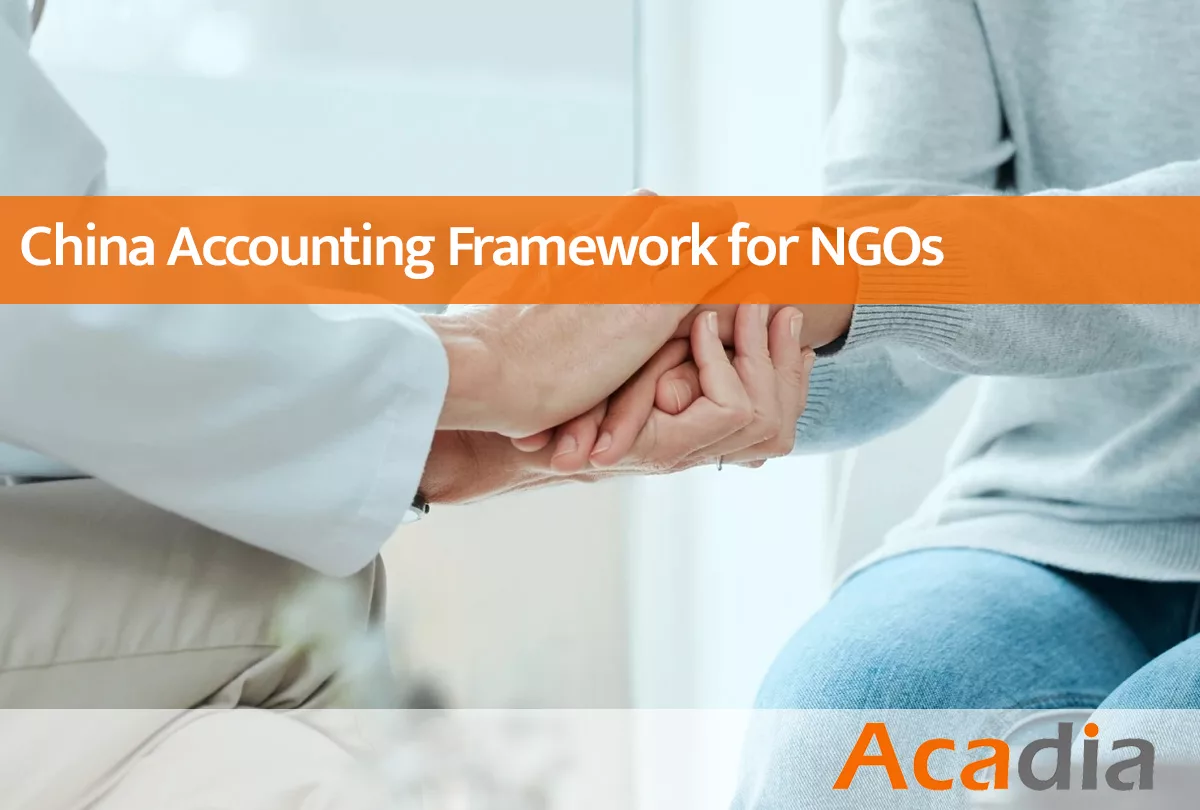 China accounting framework for NGOs and non-profits