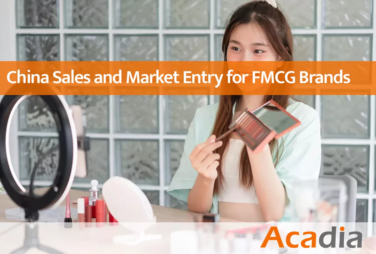 China sales and market entry strategy for FMCG brands